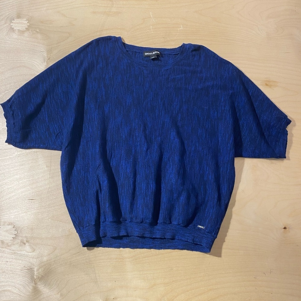 DKNY Jeans Blue Women's Top Large (NA)